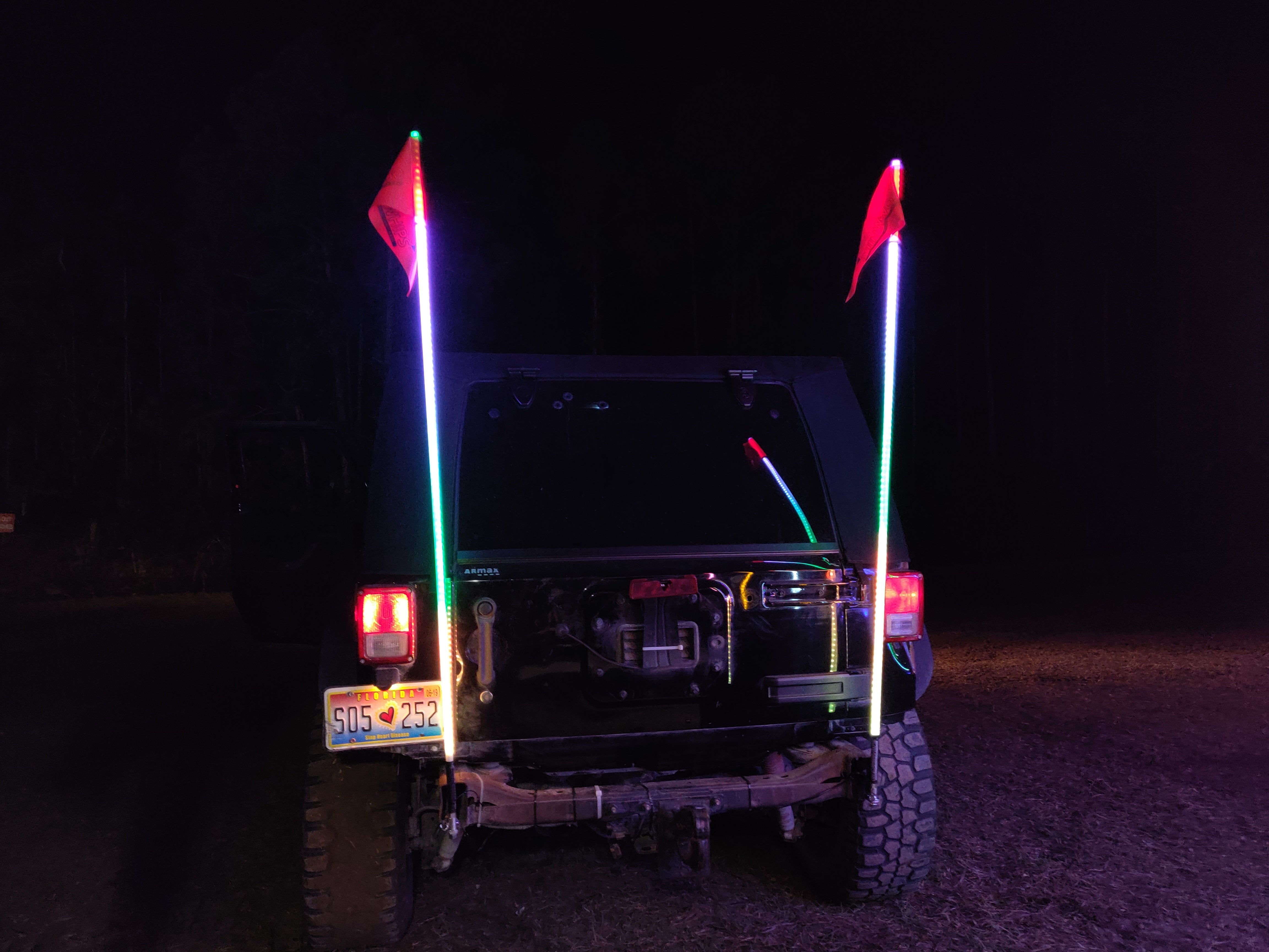 Best LED Lighted Safety Flags Glowwhips LLC